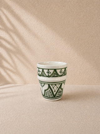 Verre Artisanal à Motif