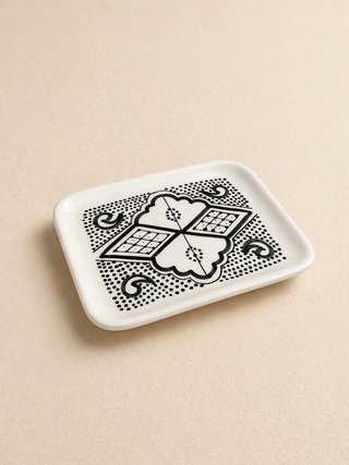 Mini plateau en Céramique à motif