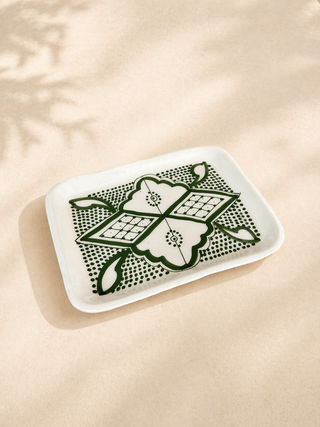 Mini plateau en Céramique à motif