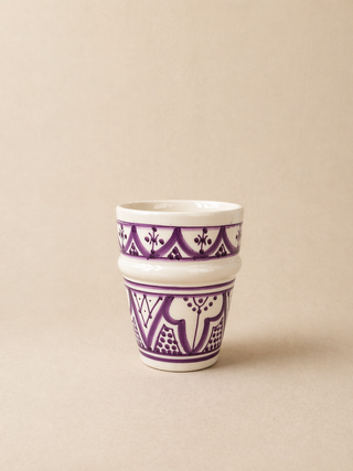 Verre Artisanal à Motif