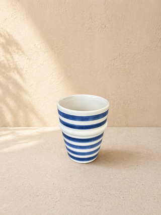 Verre Artisanal Rayé