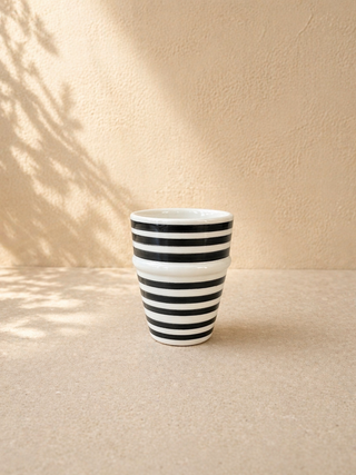 Verre Artisanal Rayé